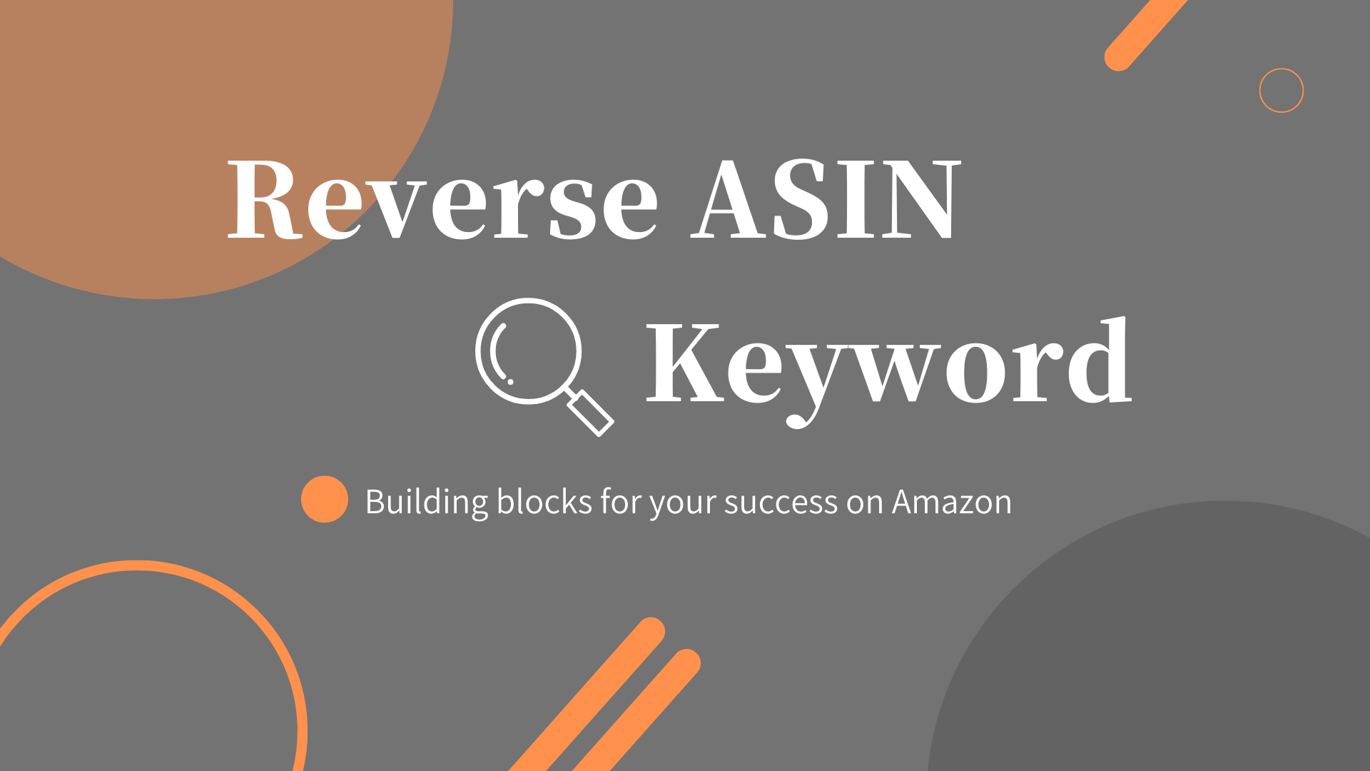Amazon Reverse ASIN: Competitor Keyword Research