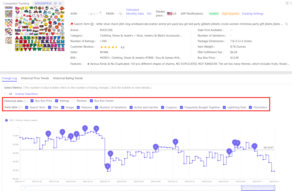 Competitor Tracking